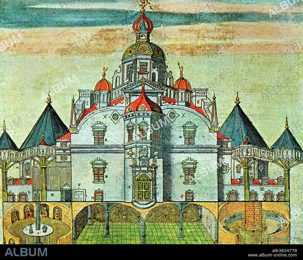 Uraniborg, an astronomical observatory operated by Brahe in Denmark. Tycho Brahe (December 14, 1546 - October 24, 1601) was a Danish astronomer and alchemist. After becoming interested in astronomy as a student in Copenhagen, he realized the difficulty of making accurate measurements of celestial bodies with the instruments of the day. His designs for new methods and devices won him great fame. He was granted an estate on the island of Hven to conduct his research, and funding to build the Uraniborg observatory. As an astronomer he worked to combine the geometrical benefits of the Copernican system with the philosophical benefits of the Ptolemaic system into his own model of the universe, the Tychonic system. He was the last of the major naked eye astronomers. He is credited with the most accurate astronomical observations of his time, and the data was used by his assistant, Johannes Kepler, to derive the laws of planetary motion. No one before him had attempted to make so many planetary observations. Due to a duelling injury at university, he always wore a metal nose prosthetic. In 1601 he contracted a bladder or kidney ailment after attending a banquet and died several days later at the age of 54.