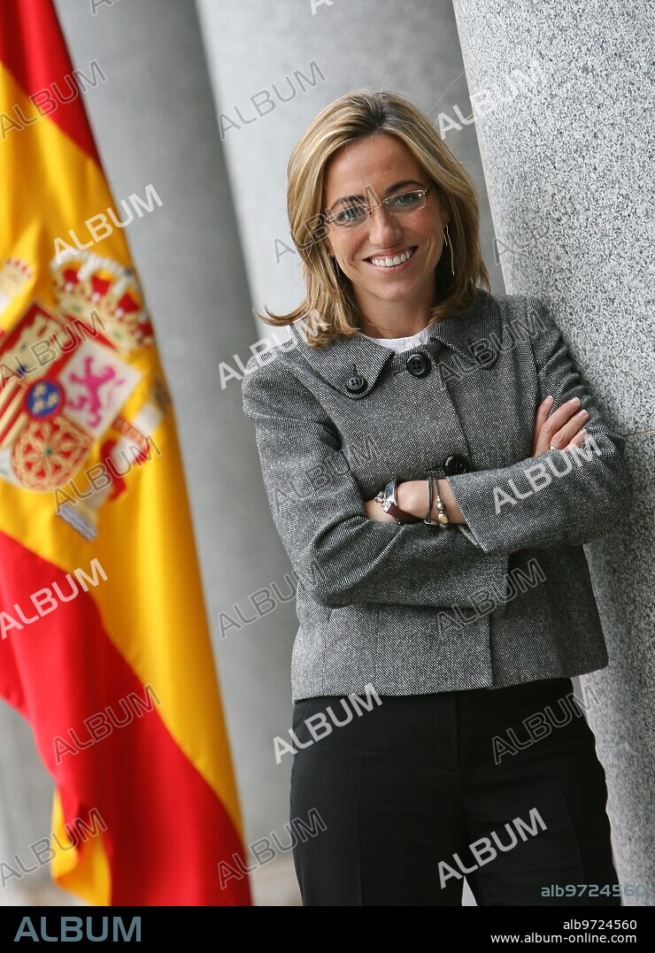 Madrid, 10/08/2008. Interview with the Minister of Defense, Carme Chacón. Photo: Ernesto Agudo. Archdc.