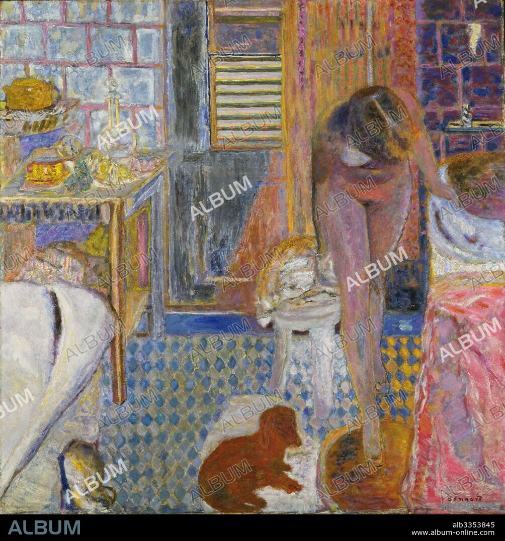 PIERRE BONNARD. Nude in Bathroom.