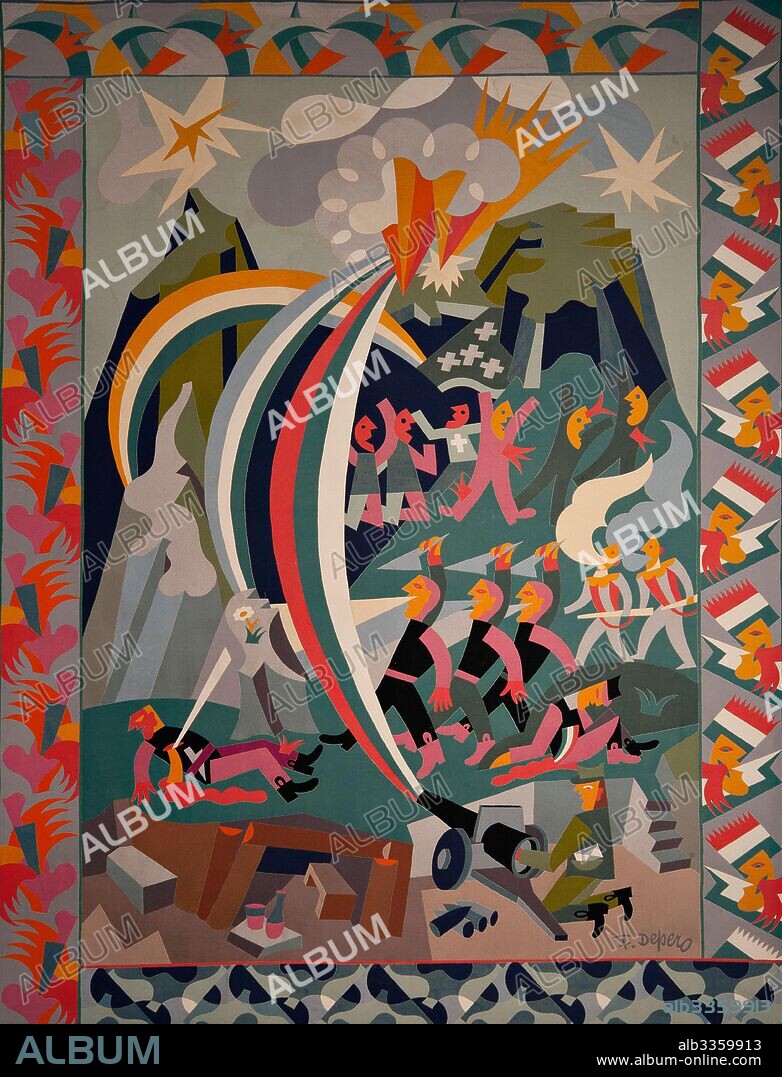 FORTUNATO DEPERO. Guerra-festa.