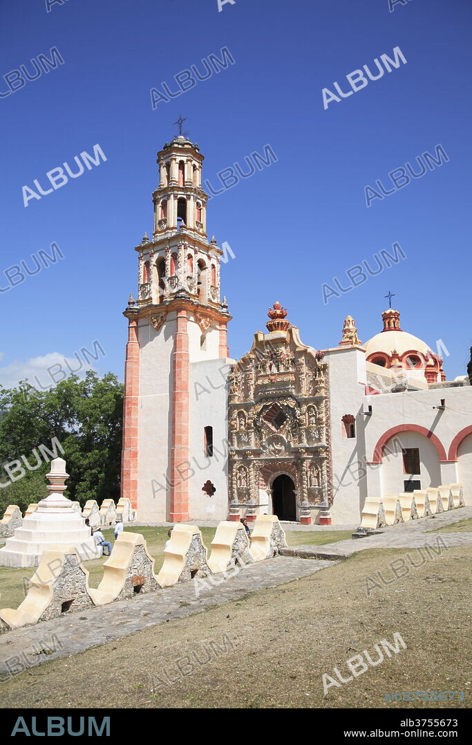 Tilaco Mission, UNESCO World Heritage Site, one of five Sierra Gorda missions designed by Franciscan Fray Junipero Serra, Querétaro, Mexico, North America.