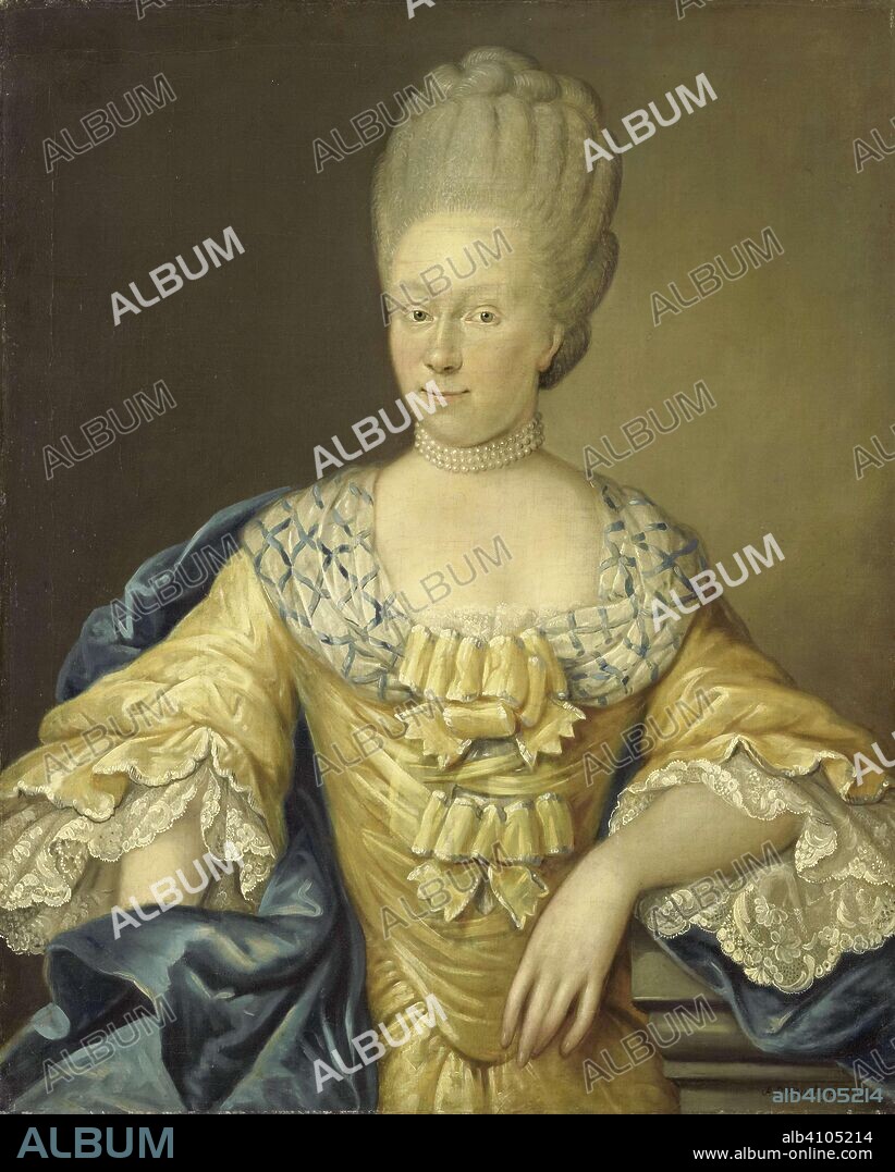 AUGUST CHRISTIAN HAUCK. Adriana Johanna van Heusden, Wife of Johan Arnold Zoutman. Dating: 1770. Measurements: h 84.5 cm × w 68.5 cm; d 10.5 cm.