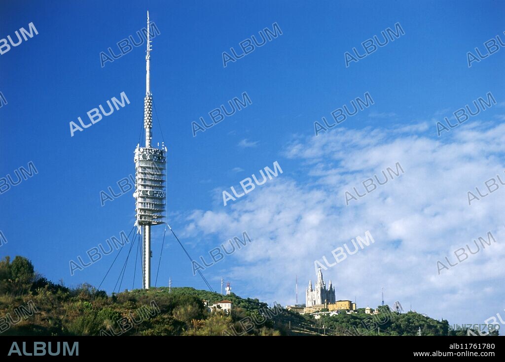 Tibidabo Torre de Collserola *** Local Caption ***.