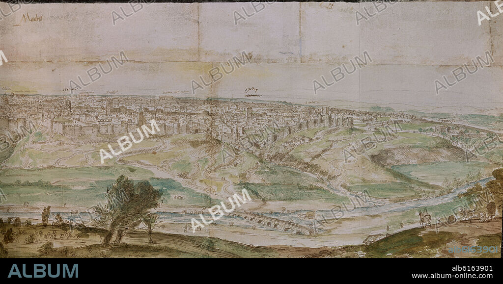 ANTON VAN DEN WYNGAERDE 1512 O. MADRID-AGUADA COLOR-382x1285MM-1562.