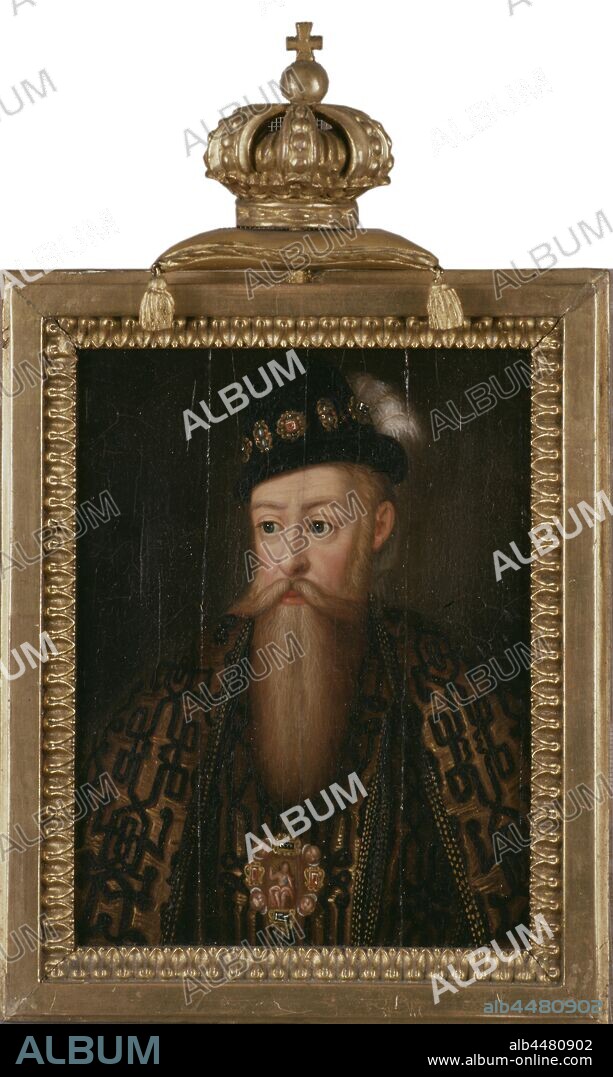 Ulrika Pasch, King Johan III, John III (1537-1592), King of Sweden, Johan III (1537-1592), painting, John III of Sweden, oil on panel, Height, 21 cm (8.2 inches), Width, 15 cm (5.9 inches).