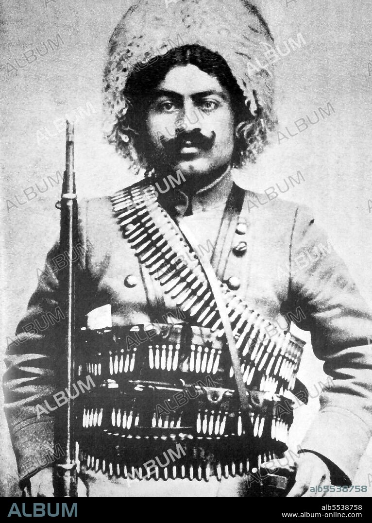 Garegin Ter-Harutyunyan (Armenian: ??????? ???-?????????????) better known by his nom de guerre Garegin Nzhdeh (Armenian: ??????? ?????) (1 January 1886 – 21 December 1955) was an Armenian statesman and military strategist. As a member of the Armenian Revolutionary Federation, he was involved in national liberation struggle and revolutionary activities during the First Balkan War and World War I. Garegin Nzhdeh was one of the key political and military leaders of the First Republic of Armenia (1918–1921), and is widely admired as a charismatic national hero by Armenians. In 1921, he was instrumental in the establishment of the Republic of Mountainous Armenia, an anti-Bolshevik state that became a key factor that led to the inclusion of the province of Syunik into Soviet Armenia.