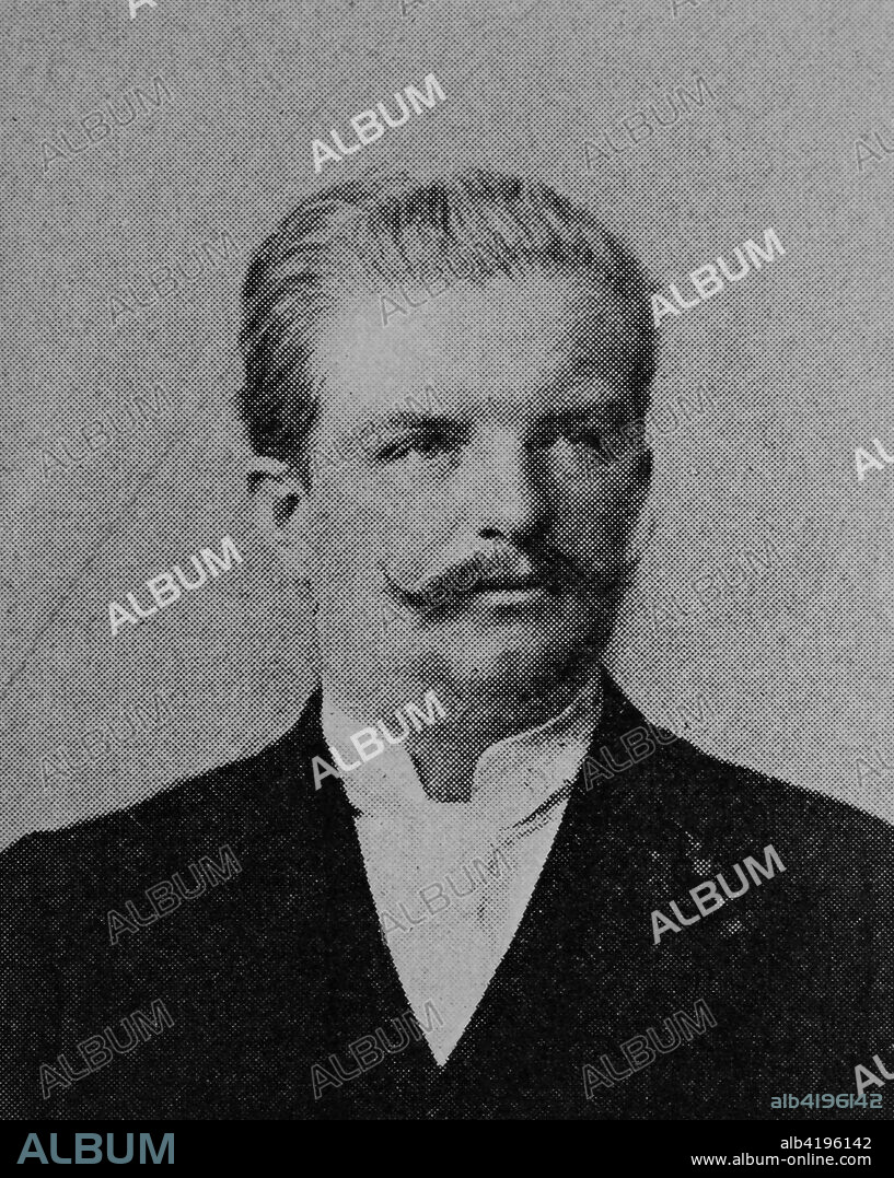 Heinrich Ludwig Ferdinand Erdmann Deodatus Prinz zu Schoenaich-Carolath, Reichsgraf und Reichsfreiherr von Schoenaich, 24. April 1852 -? 20. Juni 1920,  german politican sowie Freier Standes- und Majoratsherr auf Schloss Amtitz, picture from 1895, digital improved.