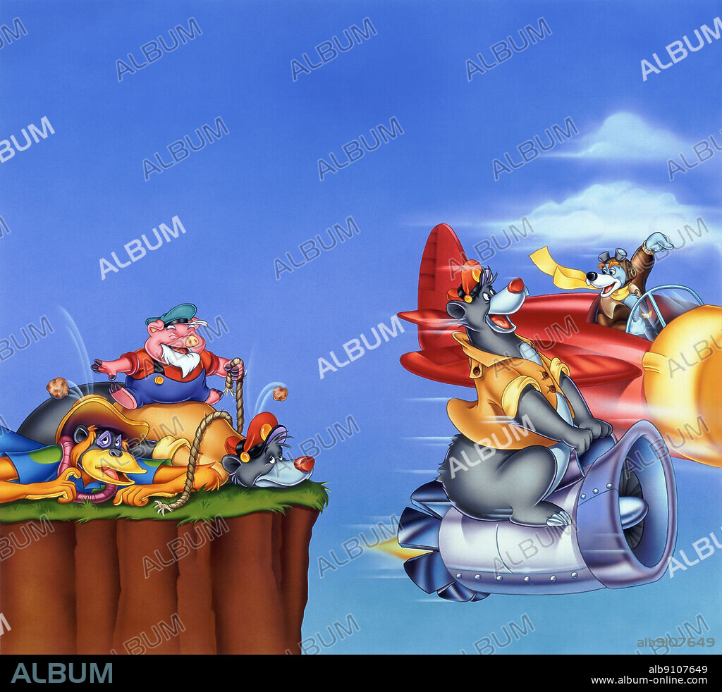 KÄPT'N BALU & SEINE TOLLKÜHNE CREW, 1990 (TALESPIN), unter der Regie von JAMIE MITCHELL und LARRY LATHAM. Copyright DISNEY TELEVISION ANIMATION.