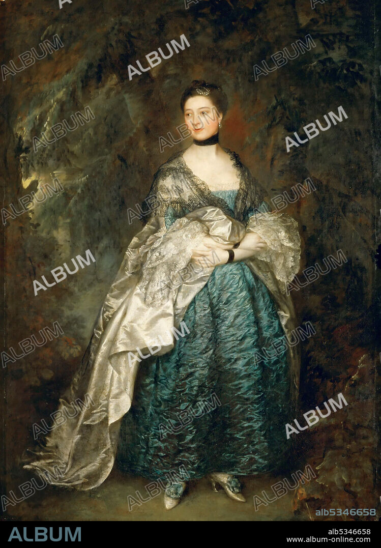 THOMAS GAINSBOROUGH. Portrait of Lady Alston, Gertrude Durnford (1731-1807).