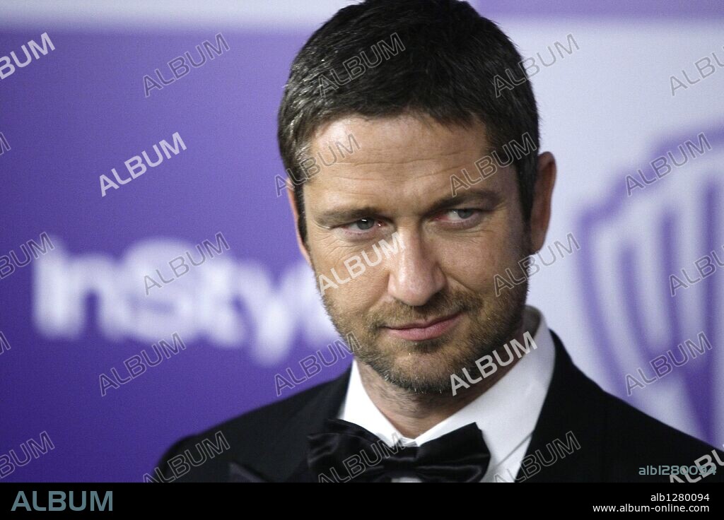 Jan. 17, 2010 - Hollywood, California, USA - Gerard Butler arrives at the Warner Brothers/InStyle Golden Globe Awards party at the Beverly Hilton. 17/01/2010