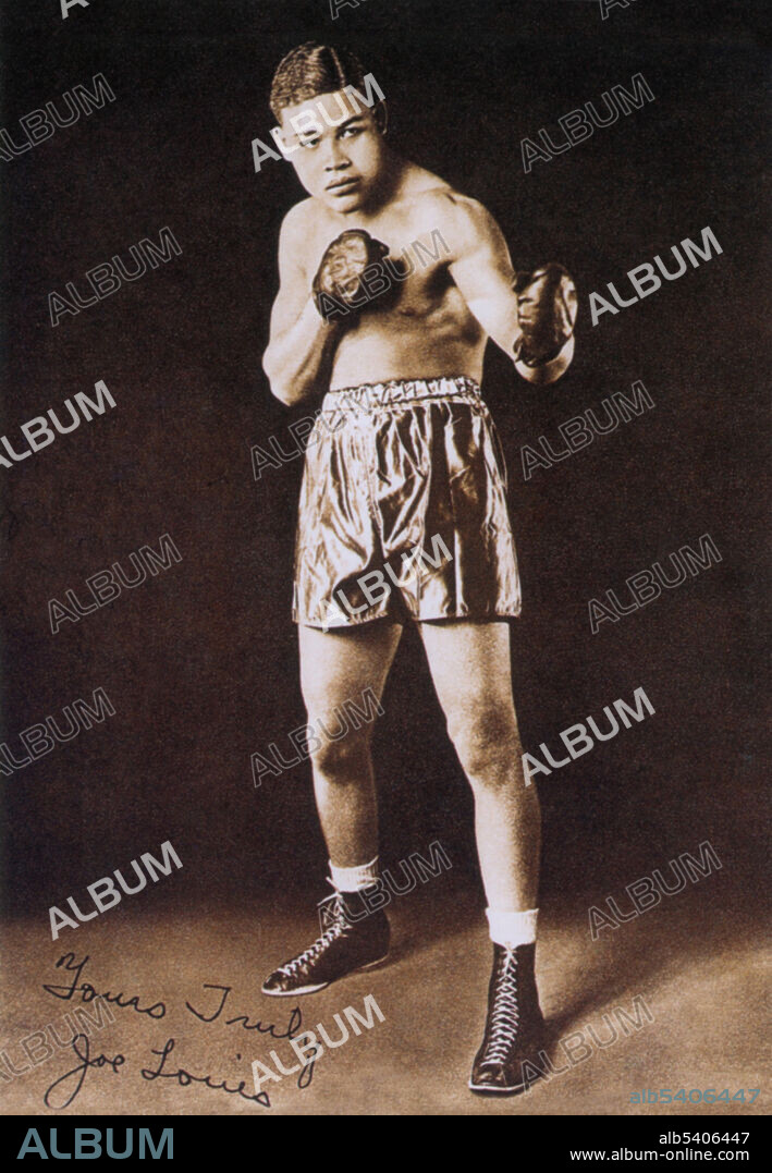 Joe Louis (May 13, 1914 - April 12, 1981) was an African-American professional boxer and the World Heavyweight Champion from 1937-49. He made 25 defenses of his Heavyweight title. In 2005, Louis was ranked as the #1 heavyweight of all-time by the International Boxing Research Organization, and was ranked #1 on The Ring's list of the 100 Greatest Punchers of All-Time. He is widely regarded as the first African-American to achieve the status of a nationwide hero.