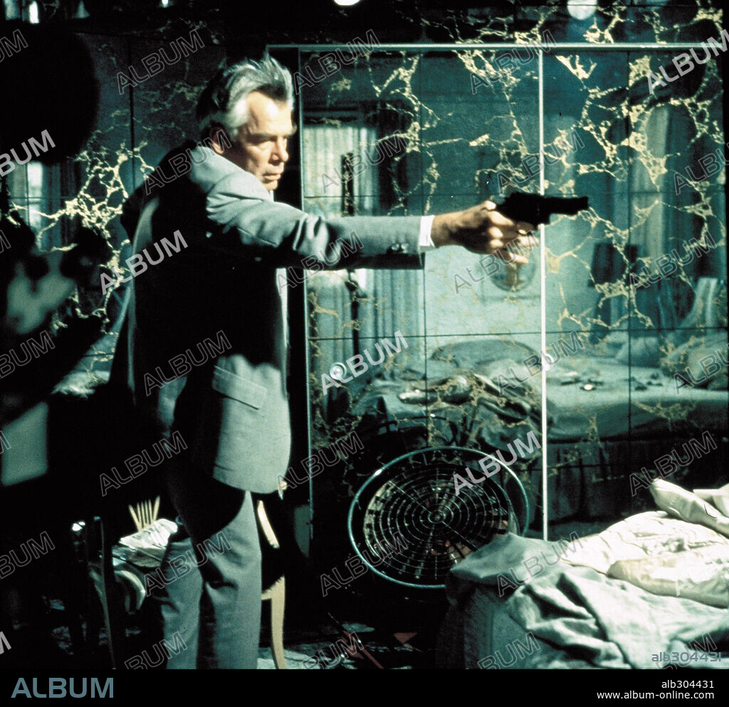 LEE MARVIN en A QUEMARROPA, 1967 (POINT BLANK), dirigida por JOHN BOORMAN. Copyright M.G.M.