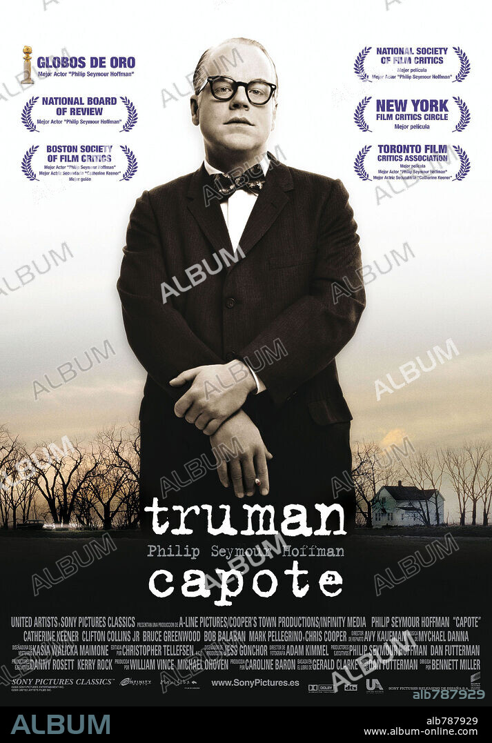 Poster de TRUMAN CAPOTE, 2005 (CAPOTE), dirigida por BENNETT MILLER. Copyright SONY PICTURES CLASSICS.