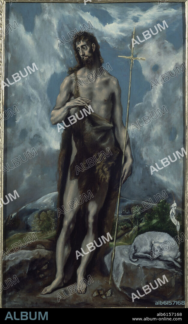 EL GRECO. SAN JUAN BAUTISTA - SIGLO XVI/XVII - MANIERISMO ESPAÑOL.