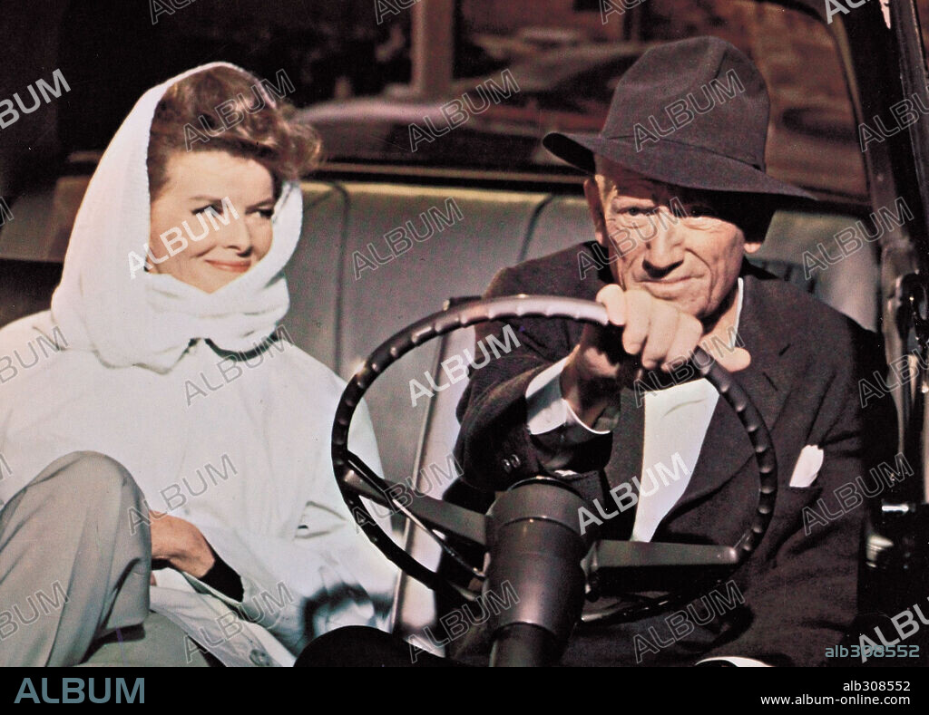 KATHARINE HEPBURN and SPENCER TRACY in GUESS WHO'S COMING TO DINNER, 1967, directed by STANLEY KRAMER. Copyright COLUMBIA PICTURES.