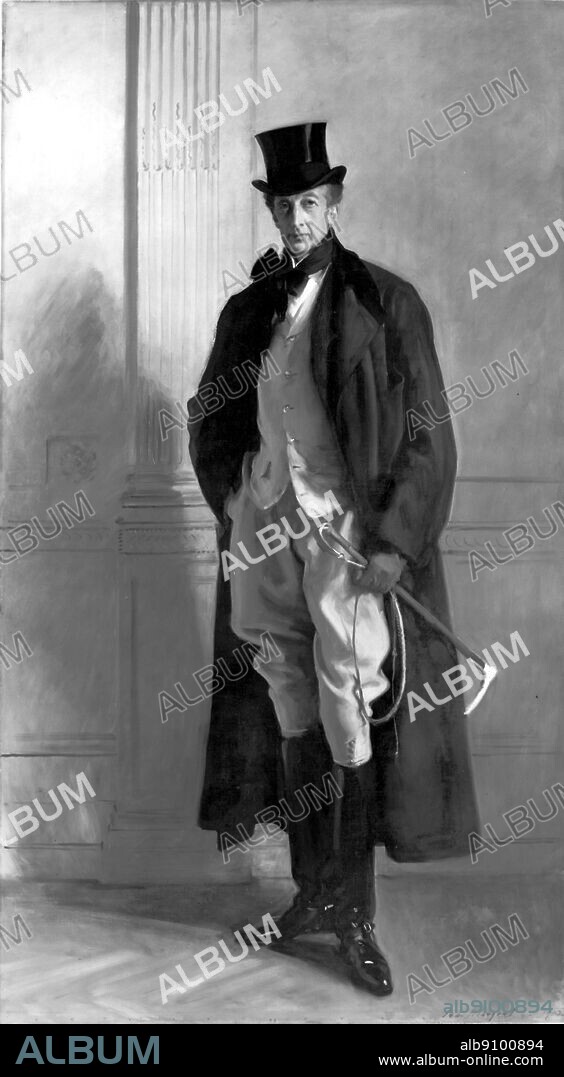 Lord Ribblesdale, 1902, by John Singer Sargent (1856-1925). The Edwardians by J B Priestley, page 256. This portrait of Thomas Lister, 4th Baron Ribblesdale, came to epitomise the Edwardian aristocrat: a sportsman, soldier, courtier and landowner. Sargent portrayed him as being alert and upright, a man with a strong physical presence, immaculately dressed, but with an expression that suggests he may have been stubborn at times.