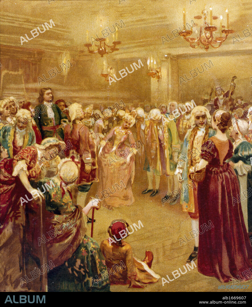 KLAVDY LEBEDEV. Court of Peter the Great,  The, Lebedev,  K. (19th C./Russian).