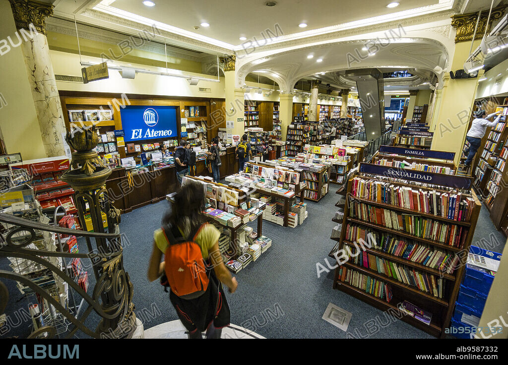 libreria El Ateneo, sucursal de la calle Florida, Buenos Aires, republica Argentina, cono sur, South America.