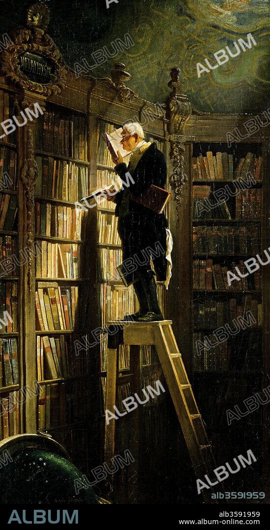 CARL SPITZWEG. The Bookworm.
