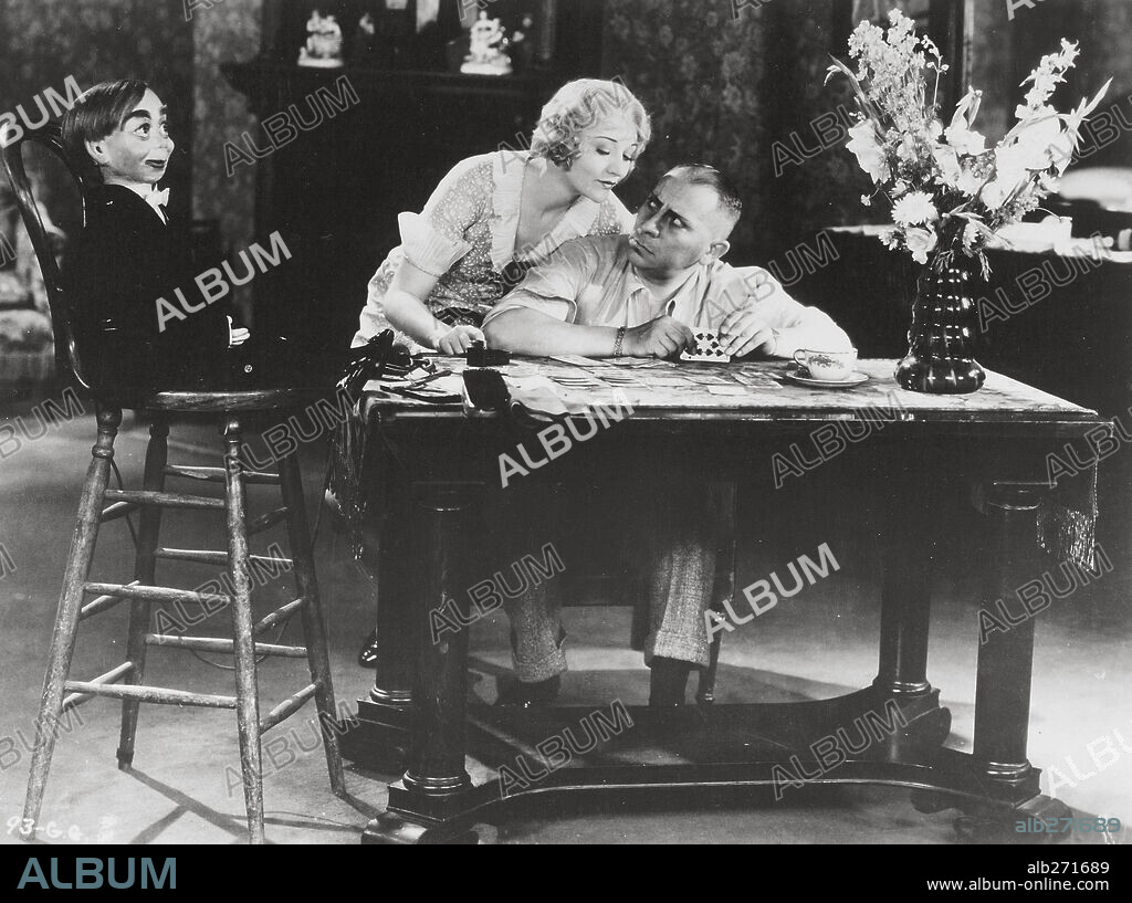 BETTY COMPSON and ERICH VON STROHEIM in THE GREAT GABBO, 1929, directed by JAMES CRUZE. Copyright SONO ART.