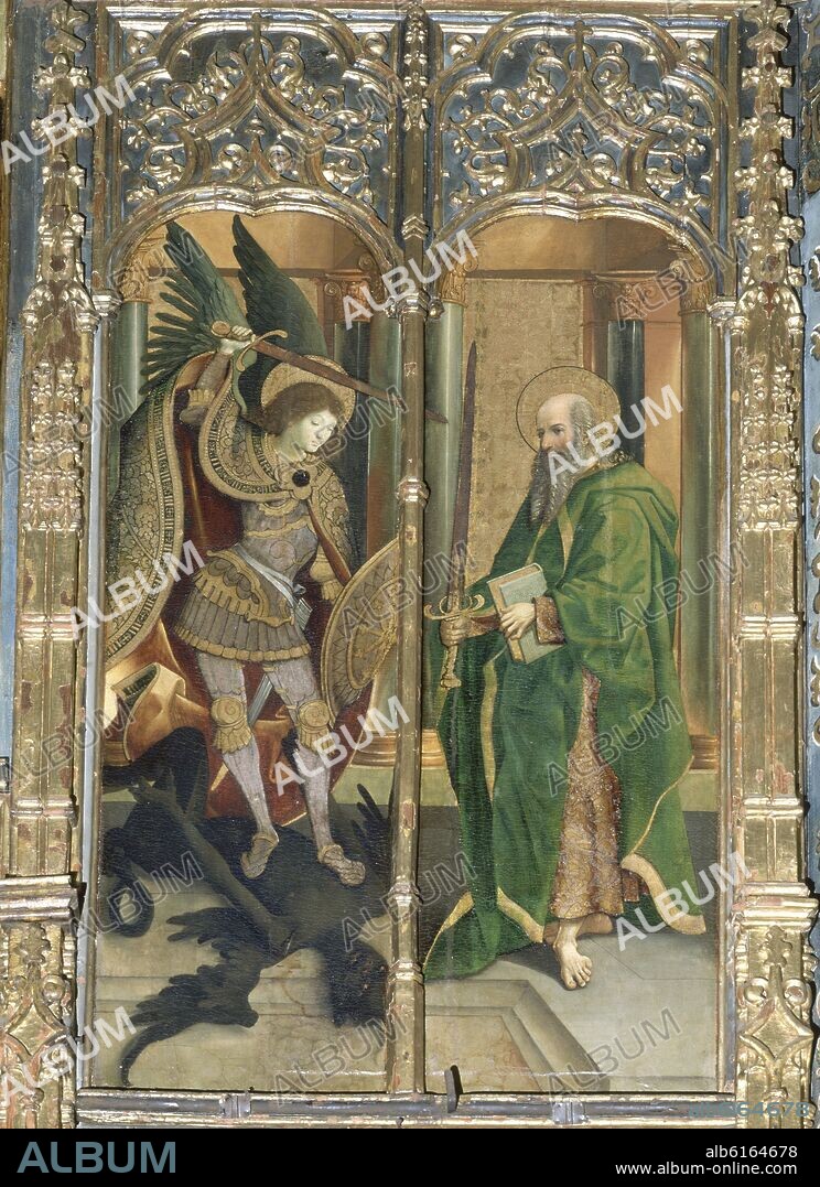 ALEJO FERNANDEZ ALEMAN (1475-1545). CAPILLA DE SANTA MARIA DE JESUS - RETABLO DE MAESE RODRIGO - SIGLO XVI.