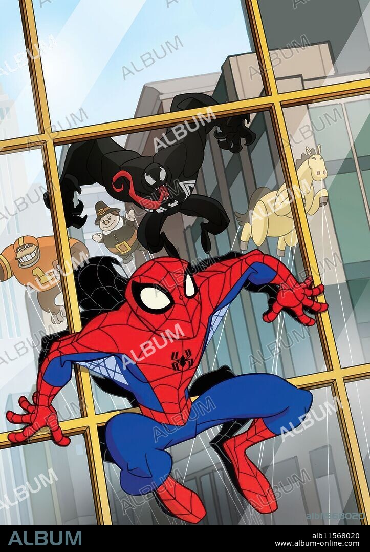 EL ESPECTACULAR SPIDER-MAN, 2008 (THE SPECTACULAR SPIDER-MAN). Copyright Adelaide Productions/Culver Entertainment/Marvel Entertainment/Sony Pictures Television. Escena de The Spectacular Spider-Man. Spider-man.