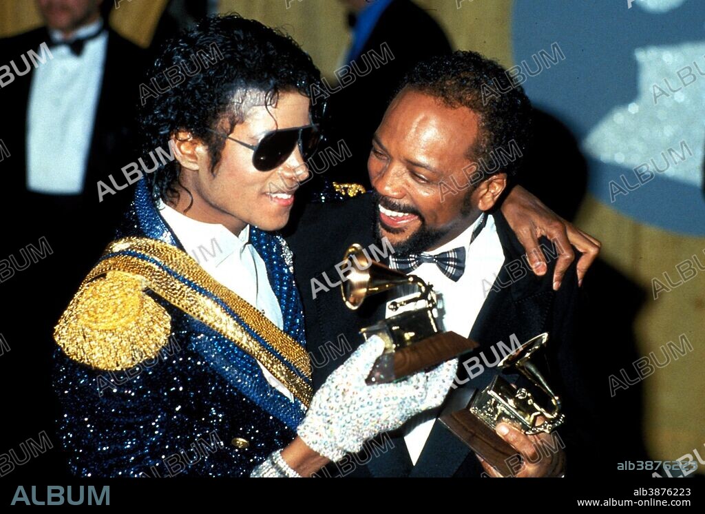 MICHAEL JACKSON AND QUINCY JONES.PHOTO: GLOBE PHOTOS INC Ã‚Â© 1984 (Credit Image: Â© Globe Photos/ZUMAPRESS.com). 25/06/2009