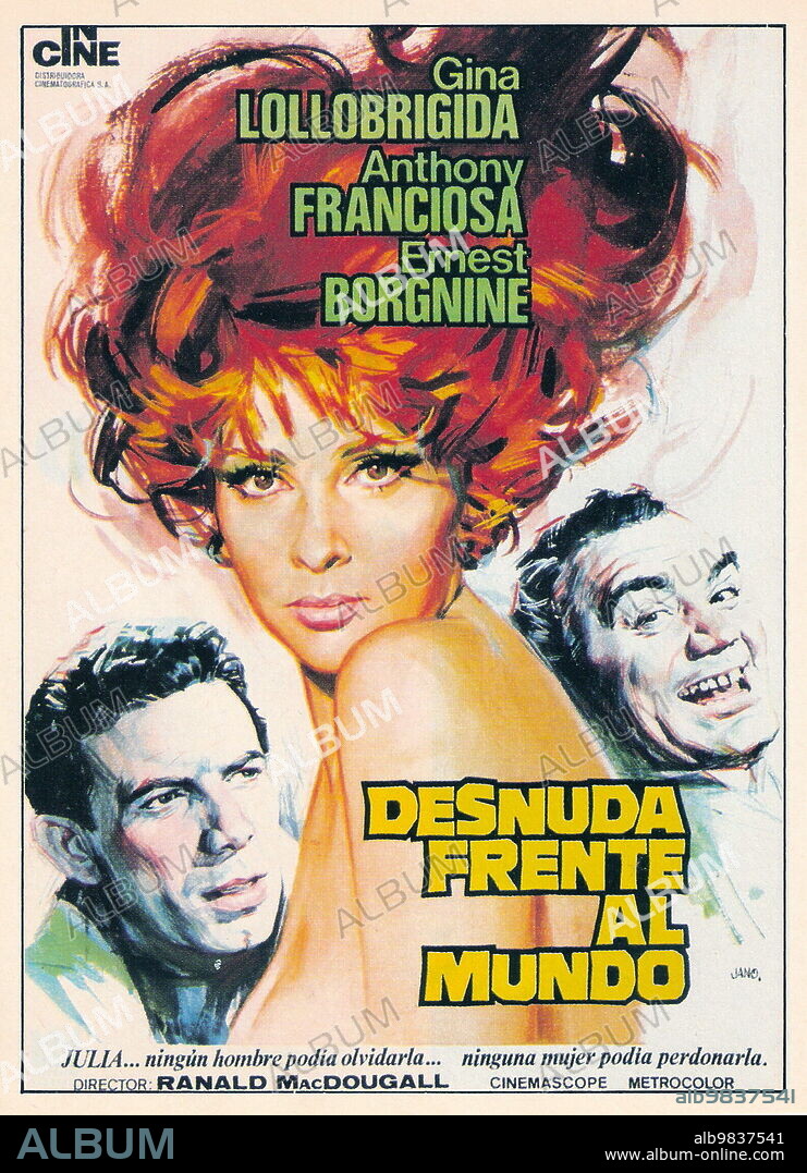 Poster of GO NAKED IN THE WORLD, 1961, directed by RANALD MACDOUGALL. Copyright M.G.M.