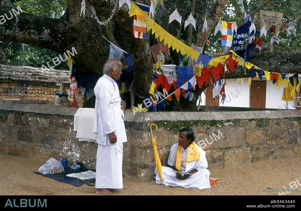 Jaya Sri Maha Bodhi is a Sacred Fig tree and is said to be a sapling from the historical Bodhi tree under which Buddha became enlightened. It was planted in 288 BCE, and is the oldest living human-planted tree in the world with a known planting date. Anuradhapura is one of Sri Lanka's ancient capitals and famous for its well-preserved ruins. From the 4th century BCE until the beginning of the 11th century CE it was the capital. During this period it remained one of the most stable and durable centers of political power and urban life in South Asia. The ancient city, considered sacred to the Buddhist world, is today surrounded by monasteries covering an area of over sixteen square miles (40 km).