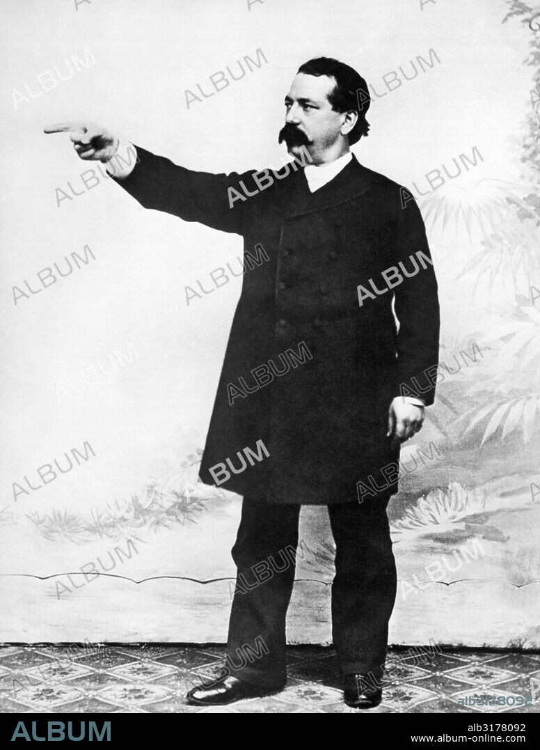 United States:  c. 1890 Samuel Gompers, early labor leader and founder and president of the American Federation of Labor.   © Underwood Archives / The Image Works.