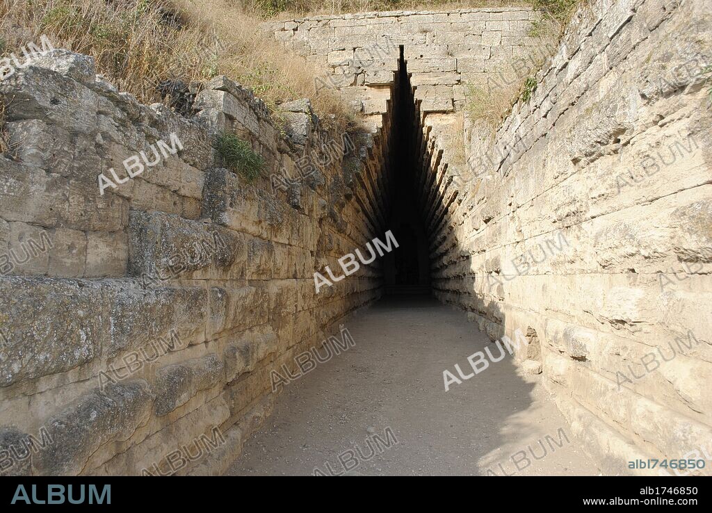 Ukraine. Autonomous Republic of Crimea. Tsarsky Kurgan, royal burial mound who probably is buried the King Leucon I. 4th century BC. Kerch.