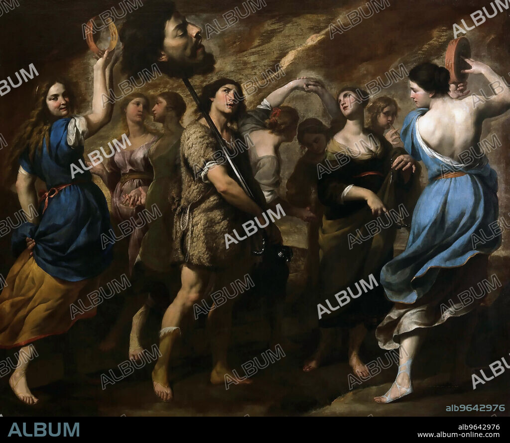 ANDREA VACCARO. The Triumph of David.