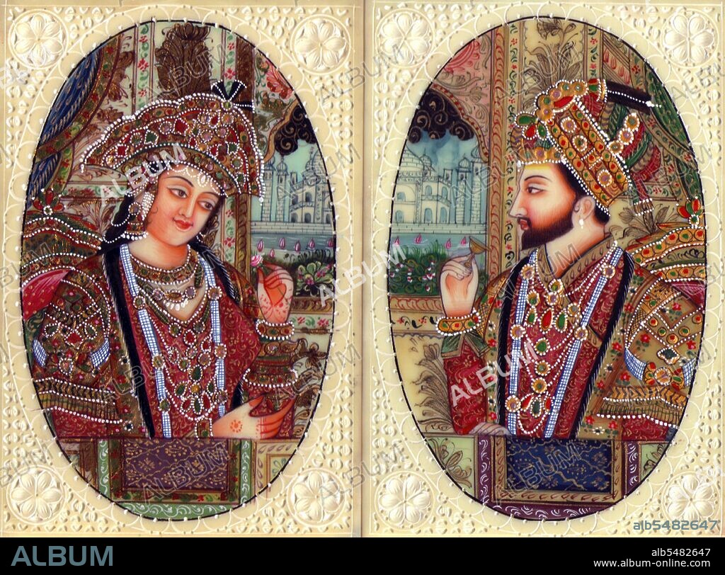 Shah Jahan (also spelled Shah Jehan, Shahjehan, Urdu: ??? ?????, Persian: ??? ????) (January 5, 1592 – January 22, 1666) (Full title: His Imperial Majesty Al-Sultan al-'Azam wal Khaqan al-Mukarram, Malik-ul-Sultanat, Ala Hazrat Abu'l-Muzaffar Shahab ud-din Muhammad Shah Jahan I, Sahib-i-Qiran-i-Sani, Padshah Ghazi Zillu'llah, Firdaus-Ashiyani, Shahanshah—E--Sultanant Ul Hindiya Wal Mughaliya, Emperor of India ) was the emperor of the Mughal Empire in the Indian Subcontinent from 1628 until 1658. The name Shah Jahan comes from Persian meaning 'King of the World'. He was the fifth Mughal emperor after Babur, Humayun, Akbar, and Jahangir. Mumtaz Mahal (April 1593 – 17 June 1631) (Persian/Urdu ????? ??? [mum't?a?z m?'??l]; meaning 'the most excellent of the palace') born as Arjumand Banu Begum was a Mughal Empress and chief consort of emperor Shah Jahan. The UNESCO World Heritage Site Taj Mahal, Agra was constructed by her husband as her final resting place.