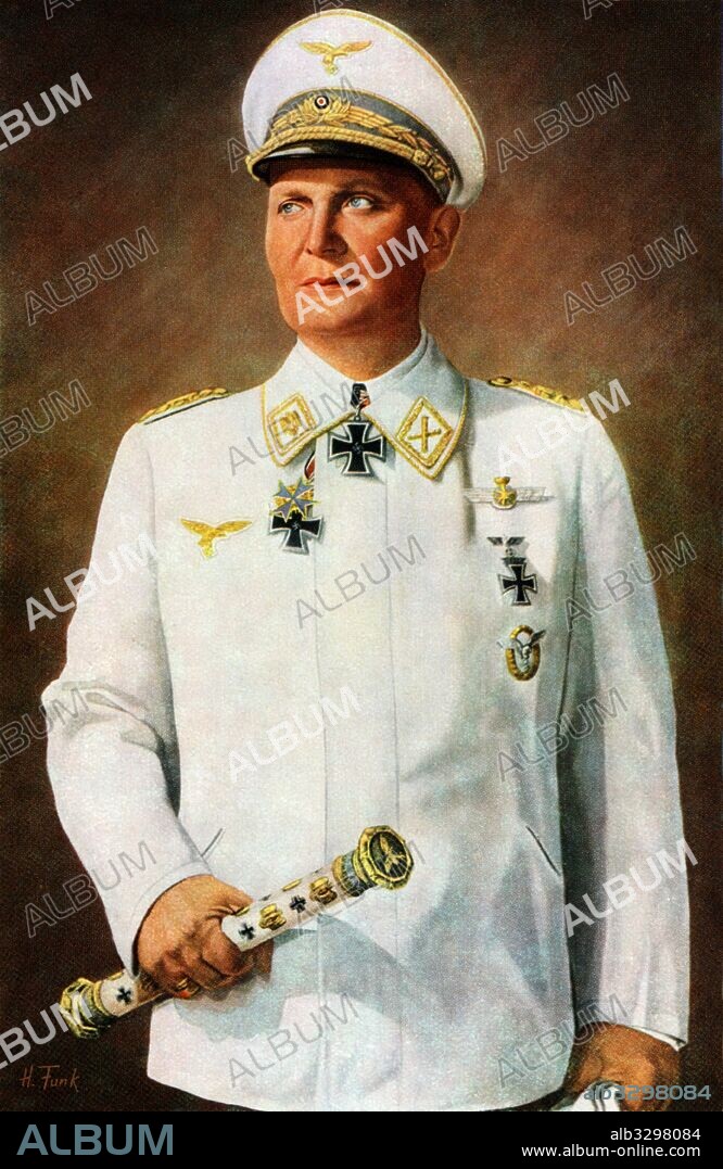 Portrait of Reich Marshal Hermann Goring.