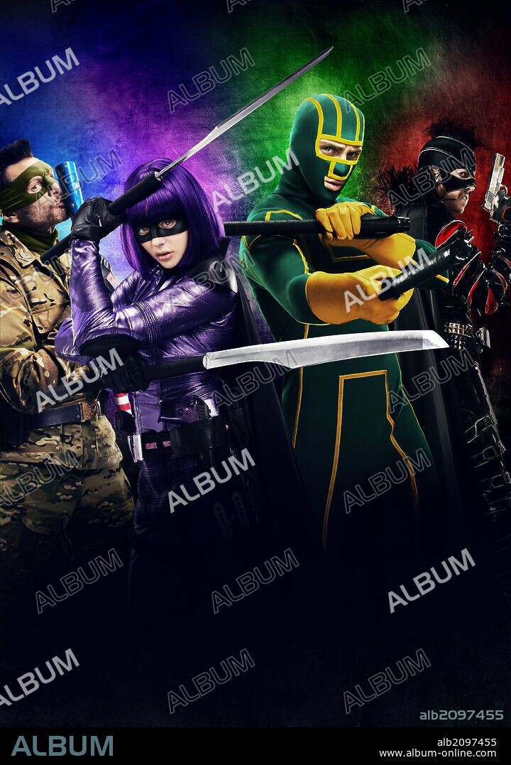 Poster de KICK-ASS 2, CON UN PAR, 2013 (KICK-ASS 2), dirigida por JEFF WADLOW. Copyright MARV FILMS/PLAN B ENTERTAINMENT.