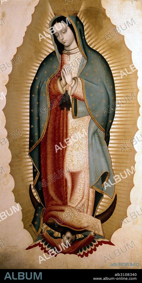 MIGUEL CABRERA. La Virgen de Guadalupe.