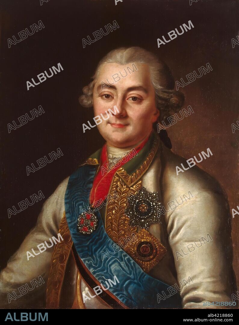 ANONYMOUS ARTIST. 18TH CENTURY. 'Portrait of Count Alexei Orlov of Chesme'. Russia, 1782. Dimensions: 72x55 cm.