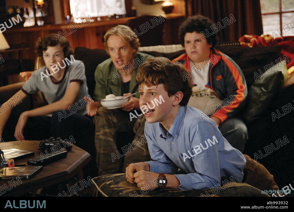 DAVID DORFMAN, NATE HARTLEY, OWEN WILSON and TROY GENTILE in DRILLBIT TAYLOR, 2008, directed by STEVEN BRILL. Copyright PARAMOUNT PICTURES.