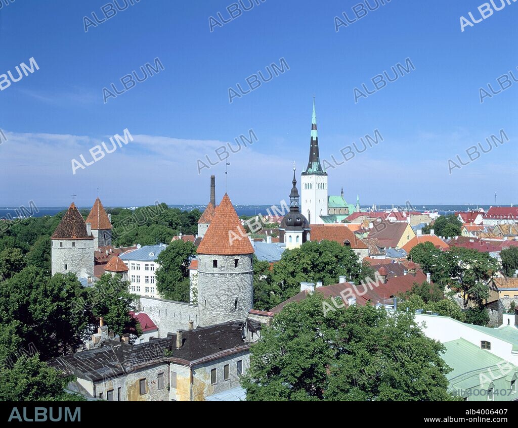 St Olav's Church, Tallinn, Estonia. Believed to date from the 12th century, this church is dedicated to King Olaf II of Norway (Saint Olaf). The spire used to be 159 metres tall, which made the church the tallest building in the world between 1549 and 1625, when it burned down after being struck by lightning.