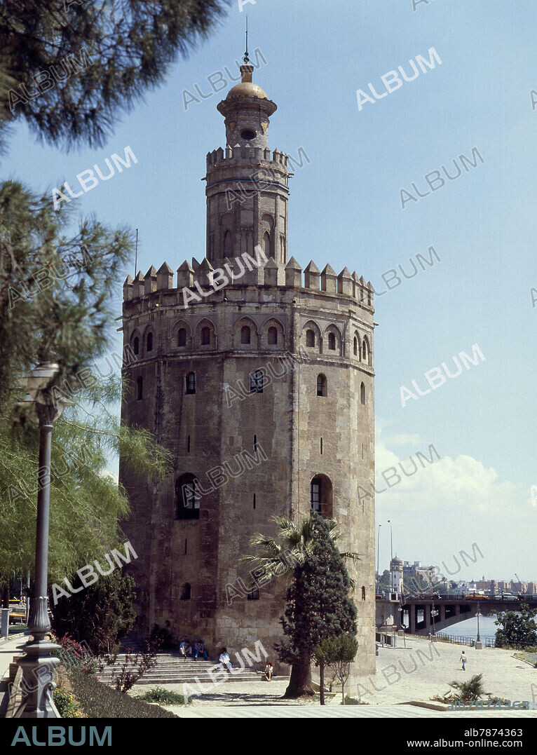 LA TORRE DEL ORO - ARQUITECTURA HISPANOMUSULMANA - PERIODO ALMOHADE - SIGLO XIII - TORRE ALBARRANA.