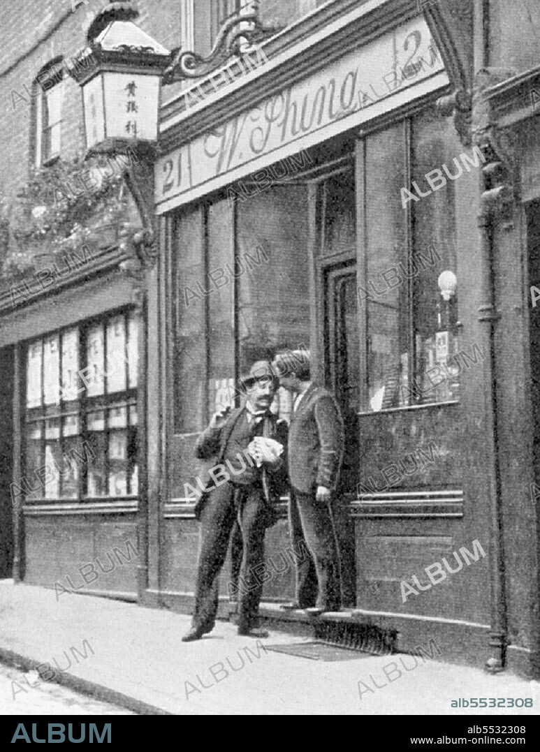 Limehouse, in Stepney, was London's first Chinatown. The Chinese began settling in Limehouse before 1850, arriving as seamen or ship's launderers. By 1890 sailors from Shanghai were colonizing Pennyfields, Amoy Place and Ming Street, while those from Guangzhou (Canton) and southern China chose Gill Street and Limehouse Causeway, slightly further west. From the 1890s the Chinese community in the East End grew in size and spread eastwards, from the original settlement in Limehouse Causeway, into Pennyfields. The area provided for the Lascar, Chinese and Japanese sailors working the Oriental routes into the Port of London. The main attractions for these men were the opium dens, hidden behind shops in Limehouse and Poplar, and also the availability of prostitutes, Chinese grocers, restaurants and seamen's lodging-houses. Hostility from British sailors and the inability of many Chinese to speak English fostered a distinct racial segregation and concentrated more and more Chinese into Limehouse. From the 1970s, London's Chinatown was increasingly established further to the west, in Soho, centred on Gerrard Street.