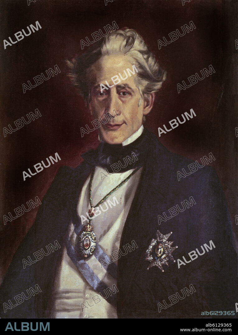 JOSE MARIA GALVAN CANDELA (1837-1899). 'Francisco Martínez de la Rosa', 19th century.