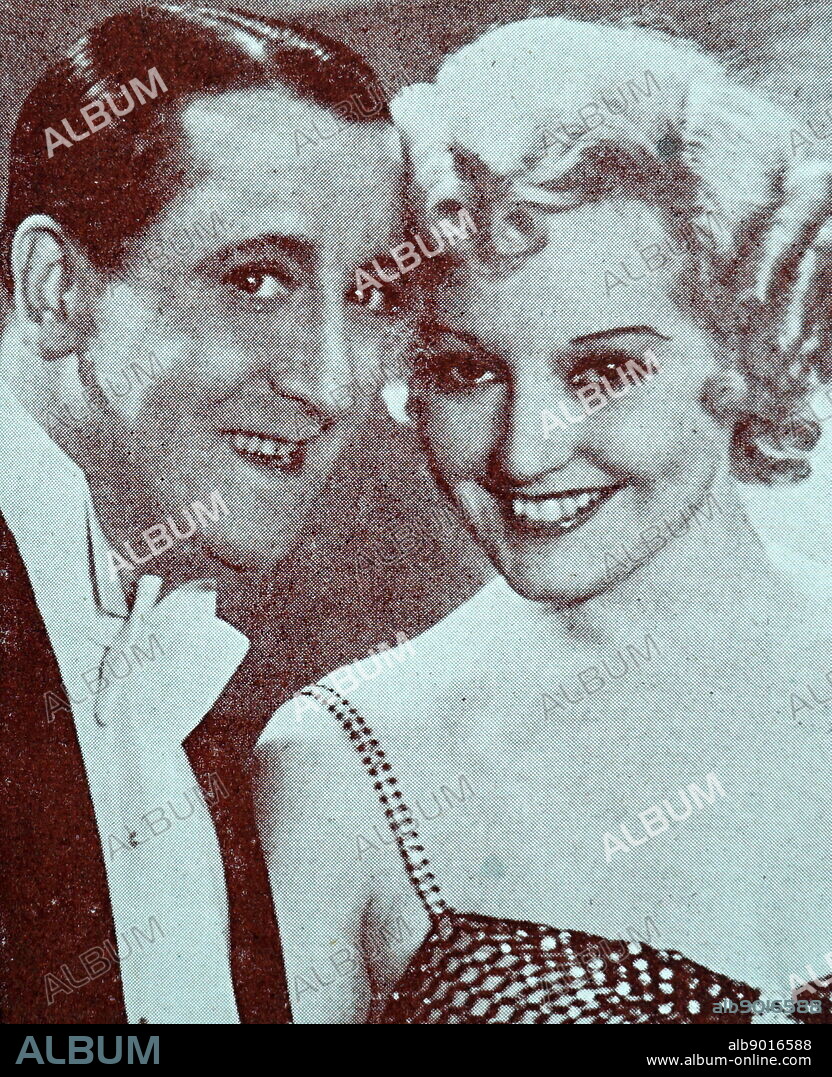 Photograph of Stanley Lupino (1893-1942) and Thelma Todd (1906-1935).