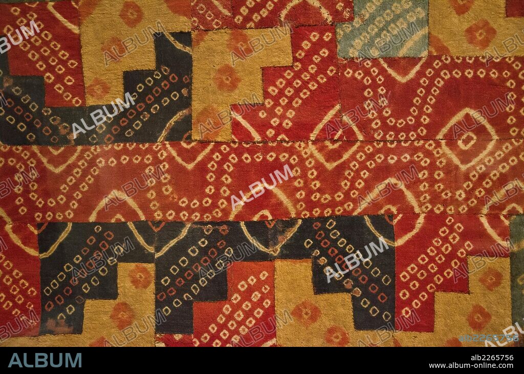 Wari textil Wari culture 500AC-1000AC Perú.
