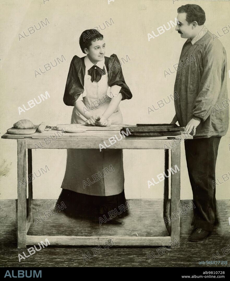 26 enero 1894. Escena del masijo, de la obra "La de San Quintín".