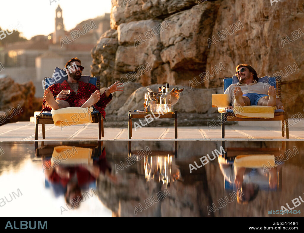 NICOLAS CAGE y PEDRO PASCAL en EL INSOPORTABLE PESO DE UN TALENTO DESCOMUNAL, 2022 (THE UNBEARABLE WEIGHT OF MASSIVE TALENT), dirigida por TOM GORMICAN. Copyright Lionsgate / Saturn Films.