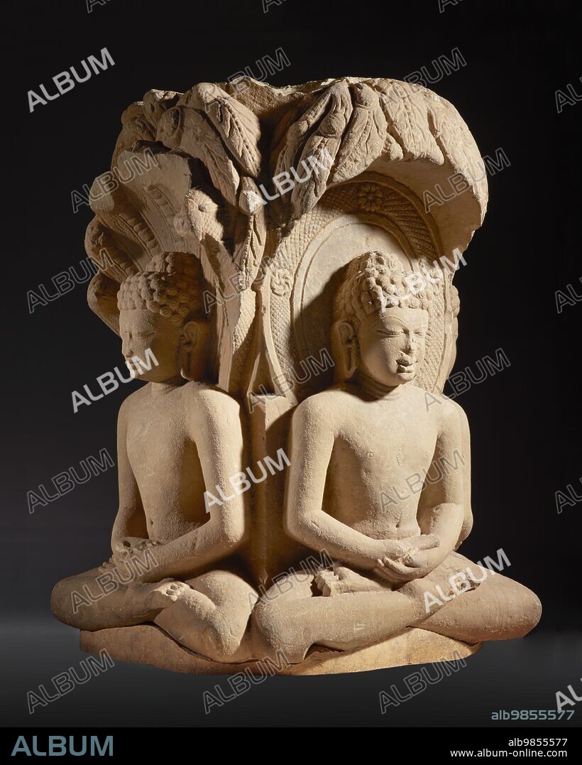 Shrine with Four Jinas (Rishabhanatha [Adinatha]), Parshvanatha, Neminatha, and Mahavira), c.600.