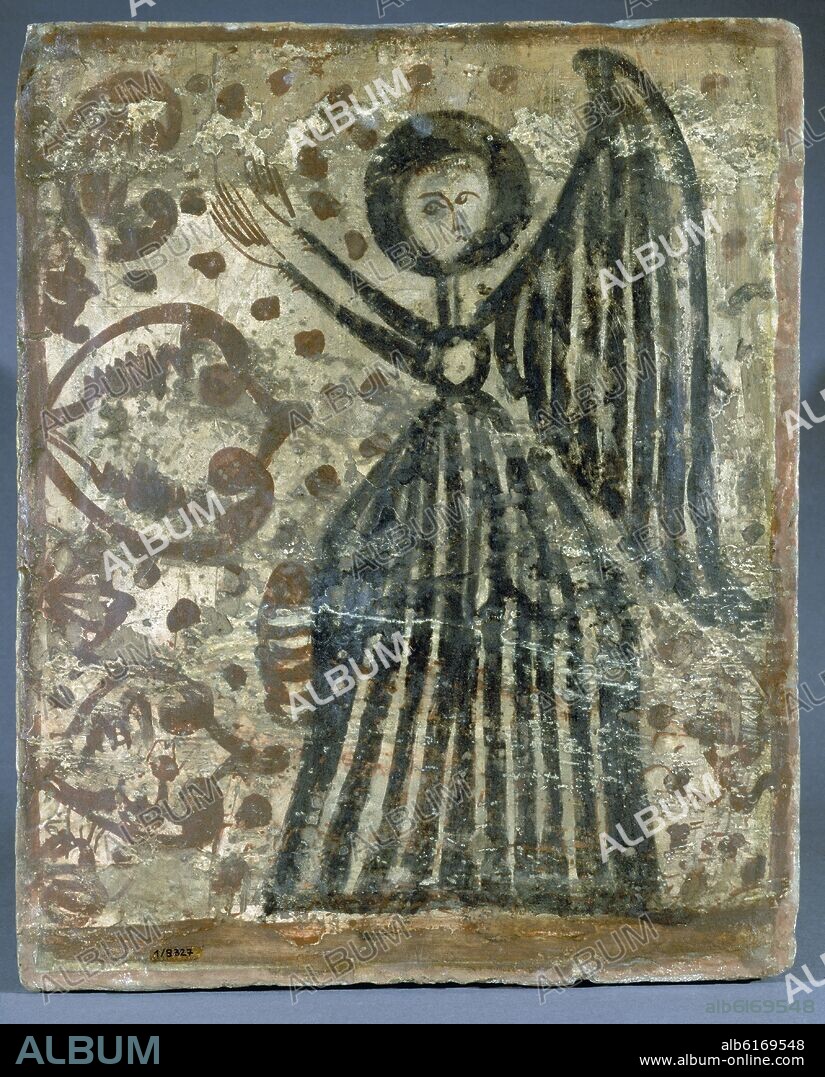 SOCARRAT DE PATERNA GOTICO MUDEJAR CON UN ANGEL - SIGLO XV.