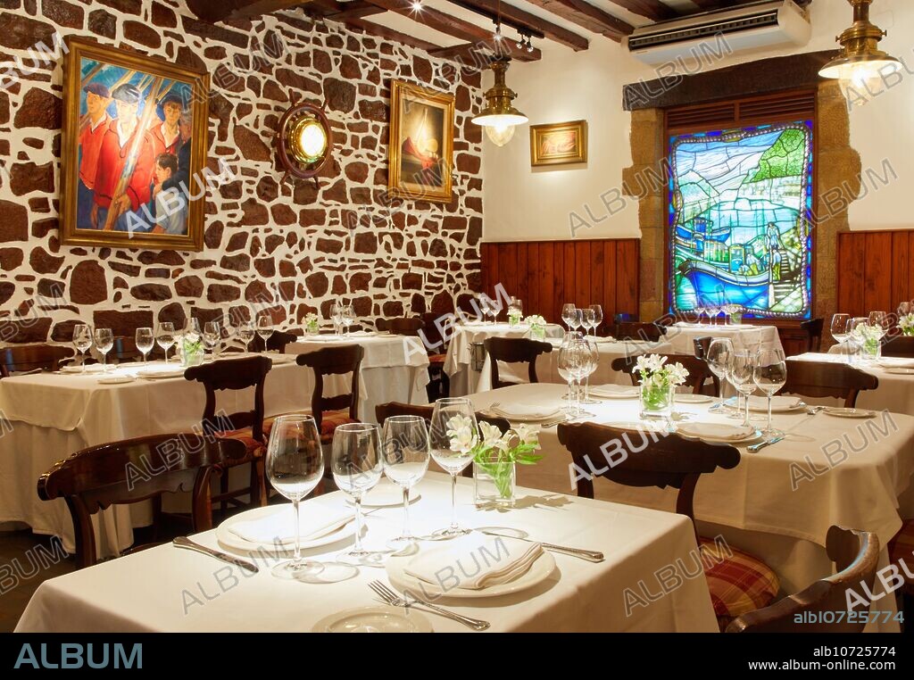 Restaurante Juanito Kojua, Parte Vieja, Old Town, Donostia, San Sebastian, Gipuzkoa, Basque Country, Spain.