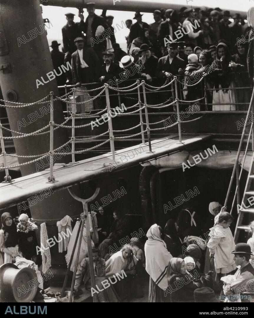 The Steerage. Alfred Stieglitz; American, 1864-1946. Date: 1907. Dimensions: 11 x 9.2 cm (image/paper/first mount); 31.7 x 24.7 cm (second mount). Gelatin silver print. Origin: United States.